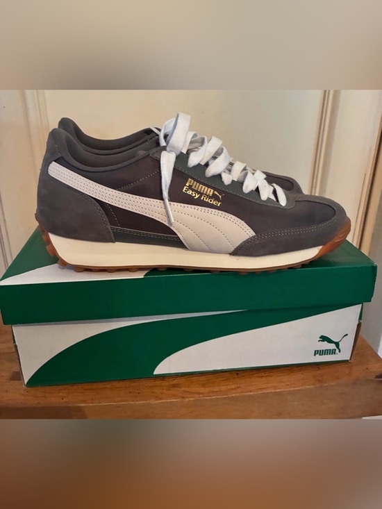 Puma Shoes - Puma Easy Rider Dub Gray and White Sneakers M 10 W 11